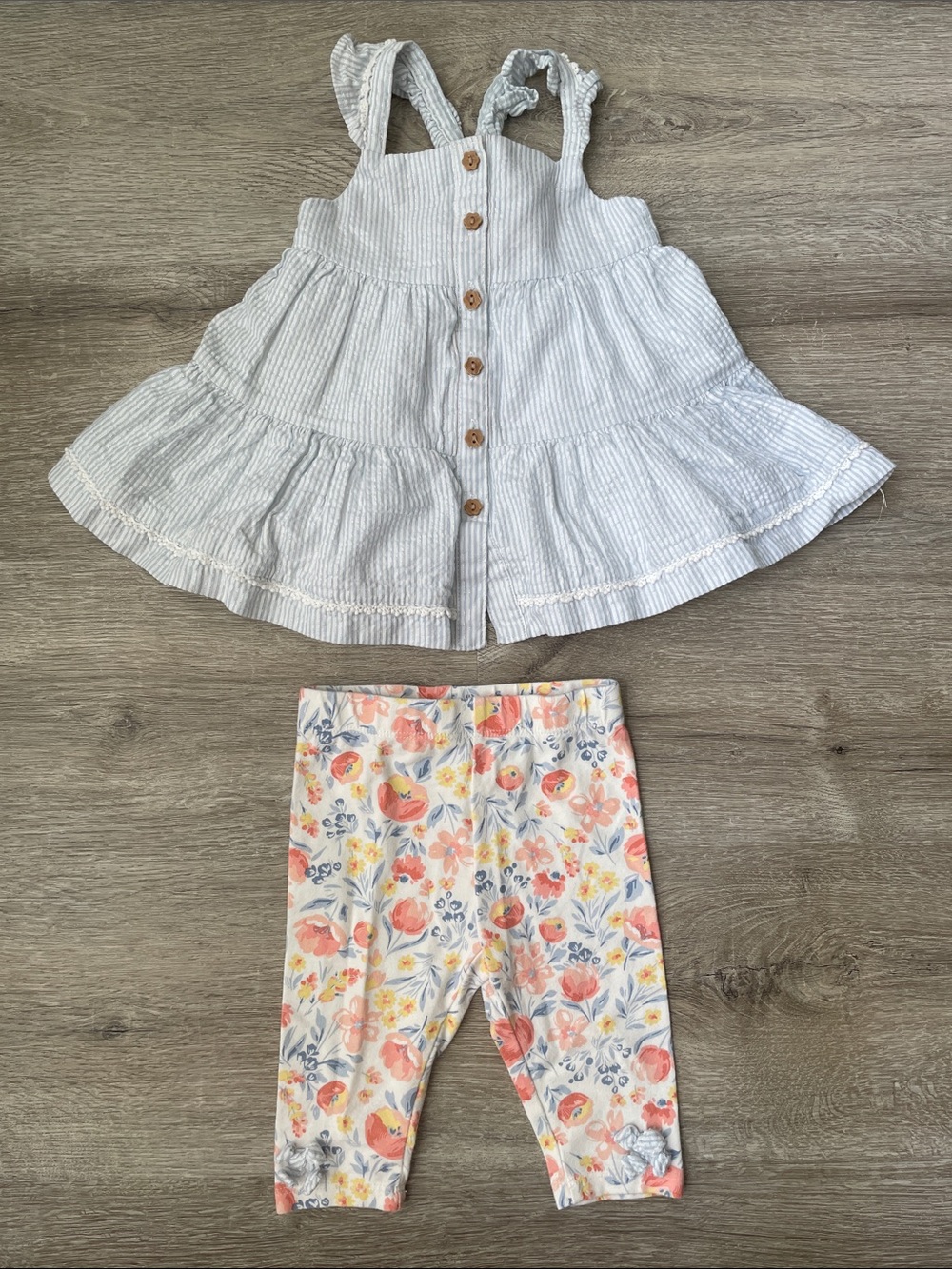 Tommy Bahama | tiered dress and leggings set 12 months